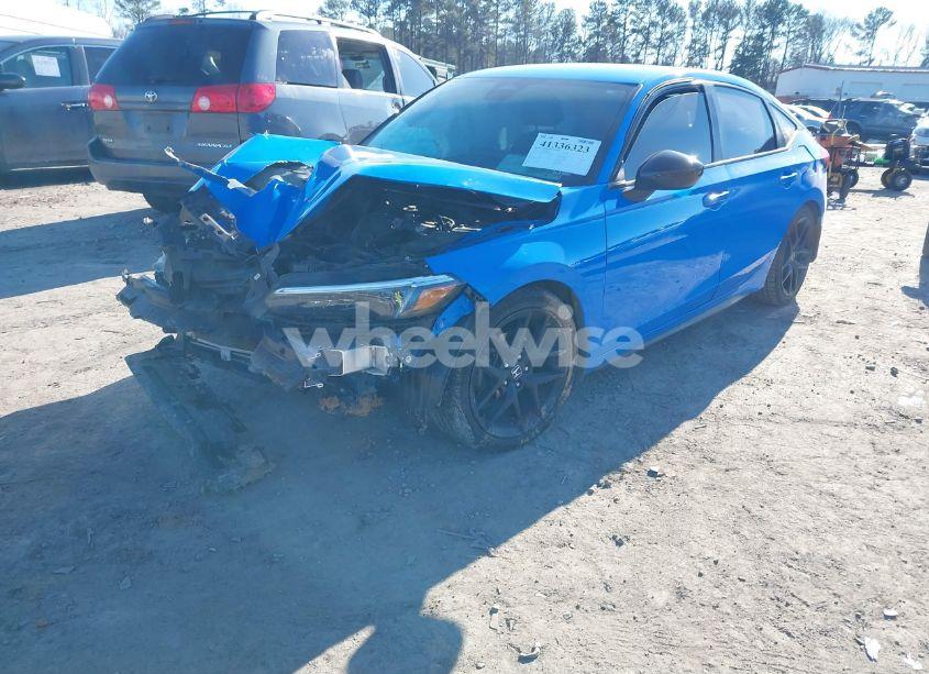 Photo 2 of 2022 Honda Civic SPORT (VIN 19XFL2H88NE008868)