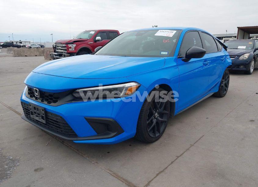 Photo 2 of 2022 Honda Civic SPORT (VIN 19XFL2H88NE011205)