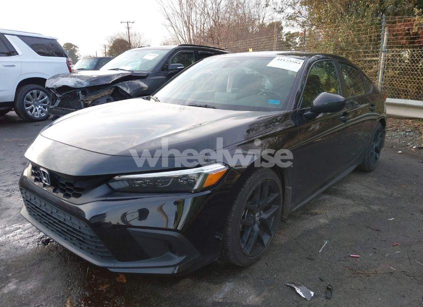 Photo 2 of 2022 Honda Civic SPORT (VIN 19XFL2H89NE012721)