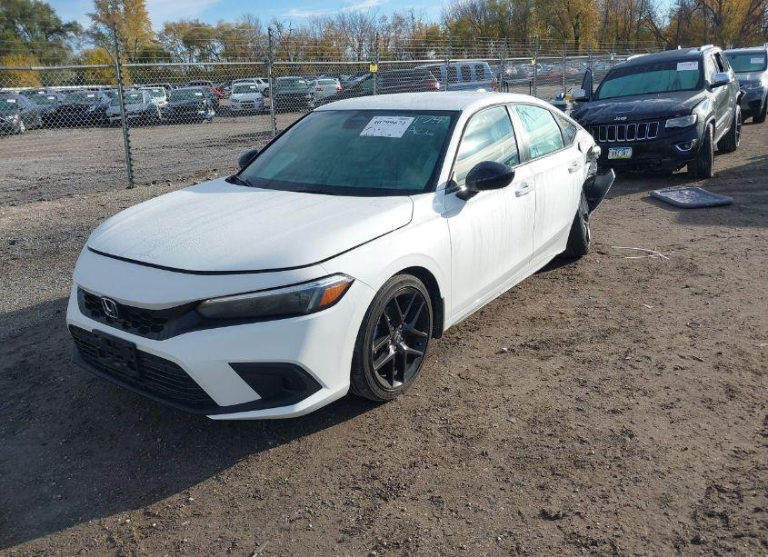 Photo 2 of 2022 Honda Civic SPORT (VIN 19XFL2H89NE014436)