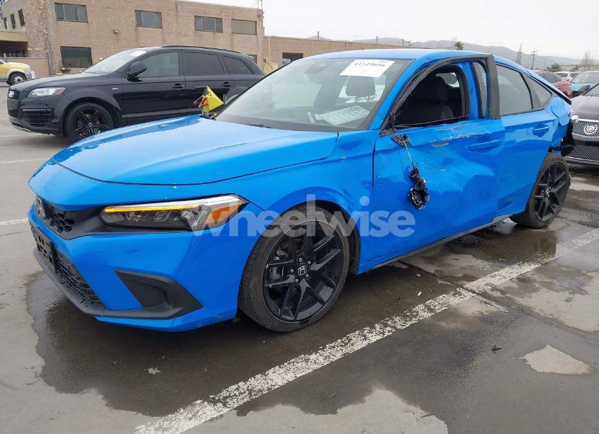 Photo 2 of 2023 Honda Civic SPORT (VIN 19XFL2H89PE009336)