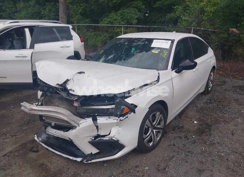 Photo 2 of 2022 Honda Civic SPORT (VIN 19XFL2H8XNE000626)