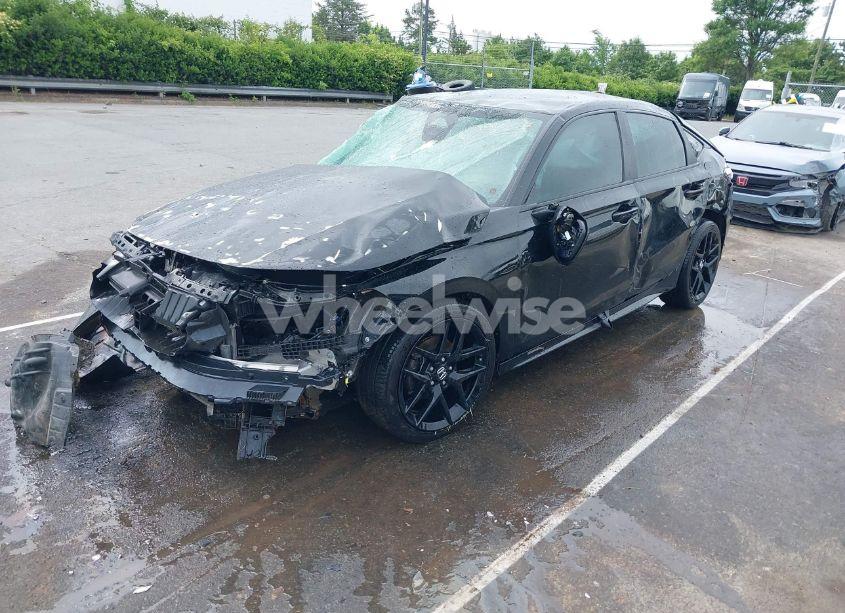 Photo 2 of 2022 Honda Civic SPORT (VIN 19XFL2H8XNE002540)