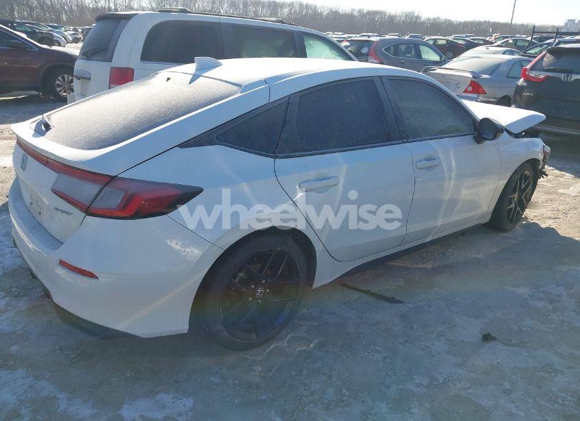 Photo 4 of 2022 Honda Civic SPORT (VIN 19XFL2H8XNE009441)