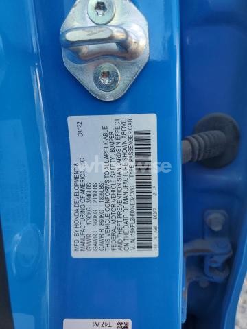 Photo 4 of 2022 HONDA CIVIC SPORT (VIN 19XFL2H8XNE021380)