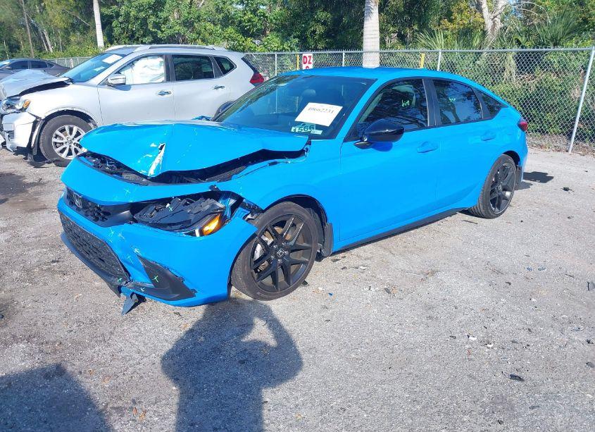 Photo 2 of 2022 Honda Civic SPORT (VIN 19XFL2H8XNE023937)