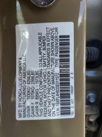 Photo 10 of 2025 HONDA CIVIC SPORT (VIN 19XFL4H83SE011572)