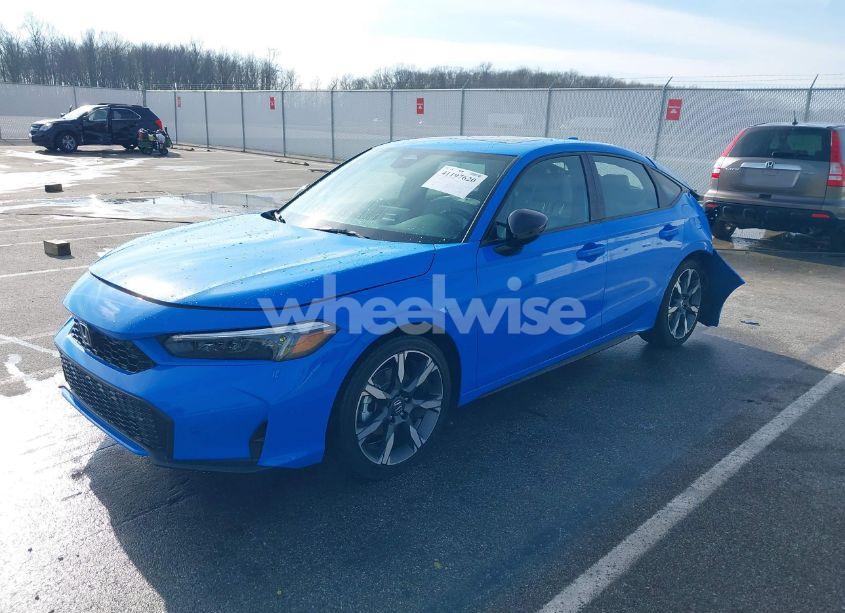 Photo 2 of 2025 Honda Civic HYBRID SPORT TOURING (VIN 19XFL4H98SE006425)