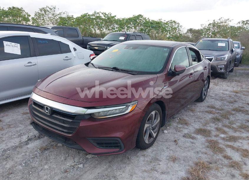 Photo 2 of 2019 Honda Insight EX (VIN 19XZE4F58KE012426)
