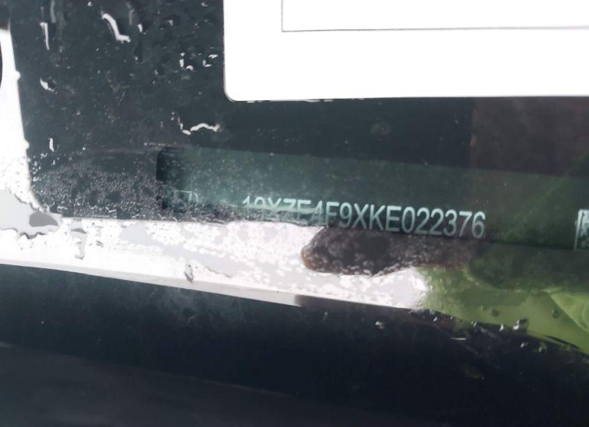 Photo 9 of 2019 Honda Insight TOURING (VIN 19XZE4F9XKE022376)