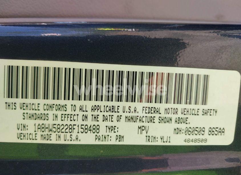 Photo 9 of 2008 Chrysler Aspen LIMITED (VIN 1A8HW58228F158488)