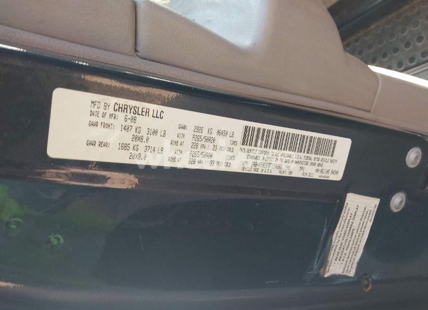 Photo 9 of 2008 Chrysler Aspen LIMITED (VIN 1A8HX58268F154666)