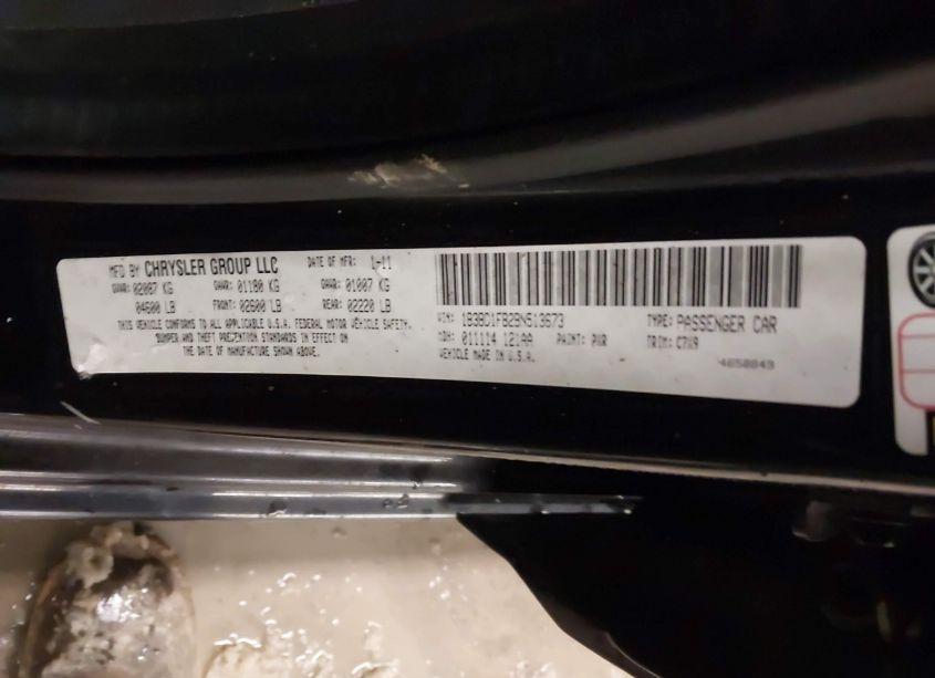 Photo 9 of 2011 Dodge Avenger MAINSTREET (VIN 1B3BD1FB2BN513673)