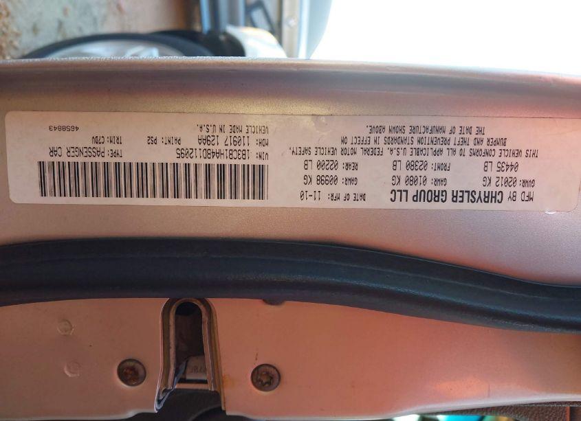 Photo 9 of 2011 Dodge Caliber EXPRESS (VIN 1B3CB1HA4BD112095)