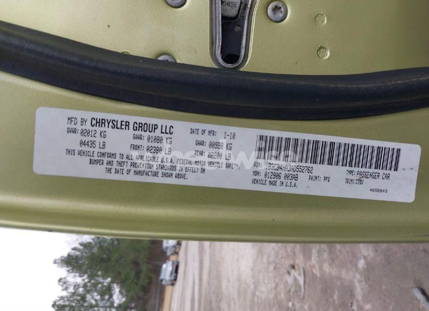 Photo 9 of 2010 Dodge Caliber SXT (VIN 1B3CB4HA3AD552762)