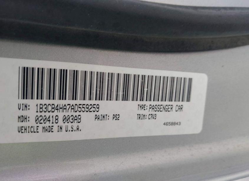 Photo 9 of 2010 Dodge Caliber SXT (VIN 1B3CB4HA7AD559259)