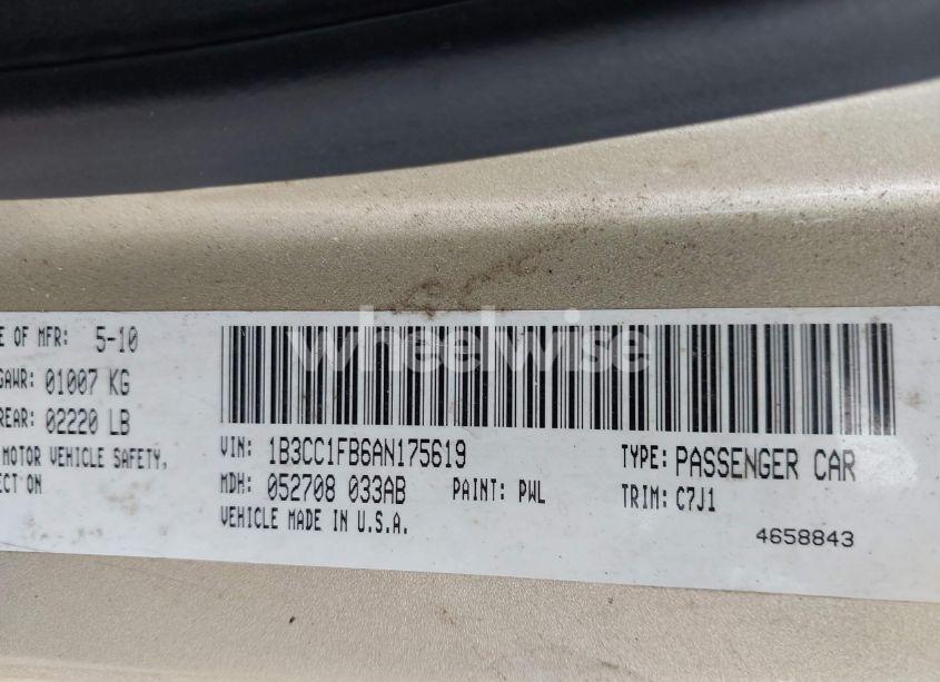 Photo 9 of 2010 Dodge Avenger EXPRESS (VIN 1B3CC1FB6AN175619)