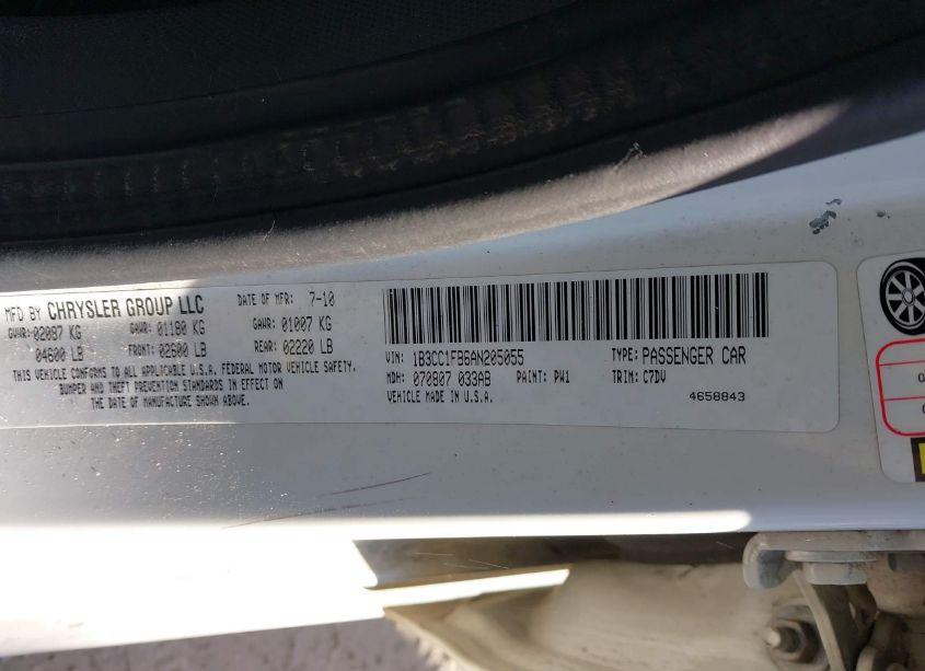 Photo 9 of 2010 Dodge Avenger EXPRESS (VIN 1B3CC1FB6AN205055)