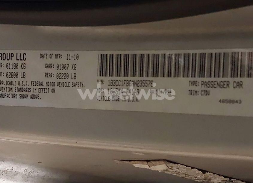 Photo 9 of 2010 Dodge Avenger EXPRESS (VIN 1B3CC1FB8AN235576)