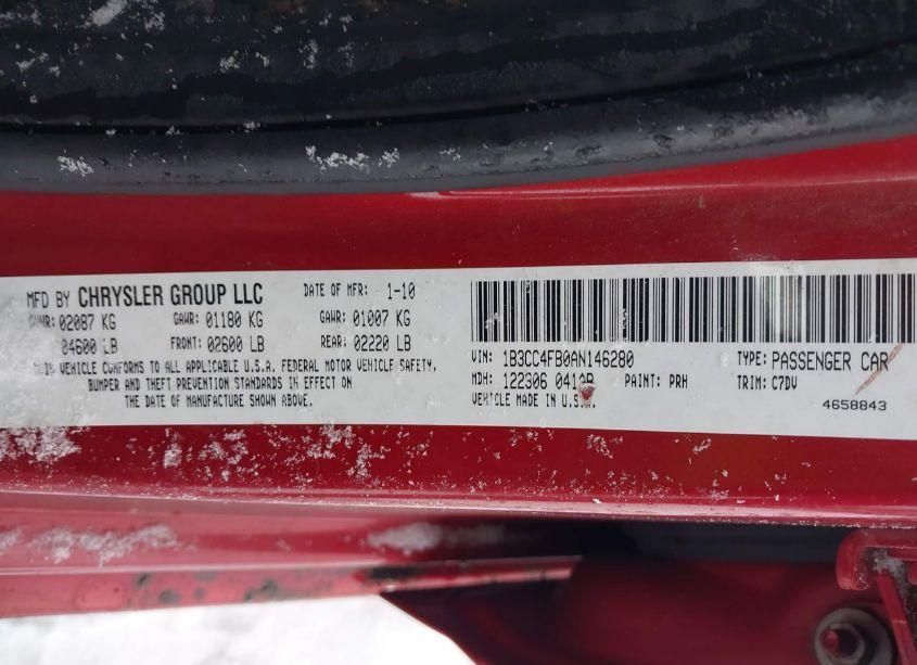 Photo 9 of 2010 Dodge Avenger SXT (VIN 1B3CC4FB0AN146280)