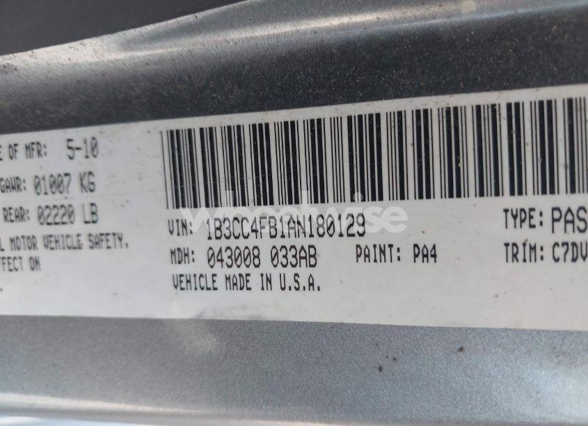 Photo 9 of 2010 Dodge Avenger SXT (VIN 1B3CC4FB1AN180129)