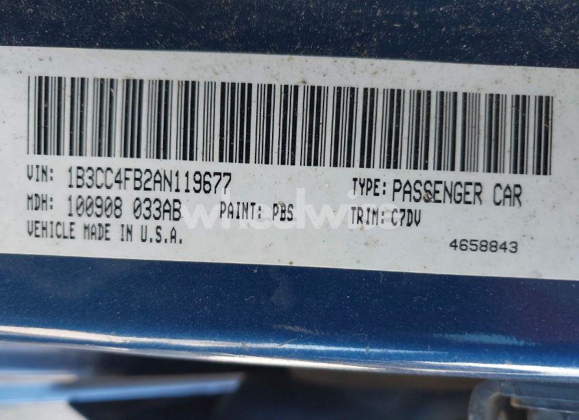 Photo 9 of 2010 Dodge Avenger SXT (VIN 1B3CC4FB2AN119677)