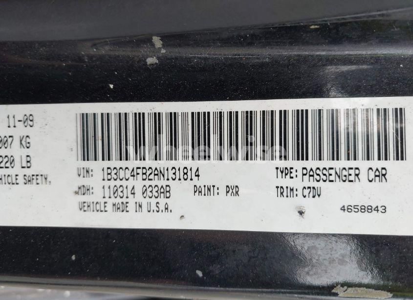 Photo 9 of 2010 Dodge Avenger SXT (VIN 1B3CC4FB2AN131814)