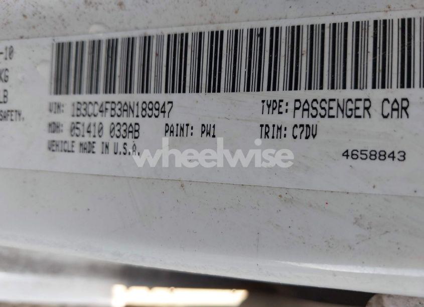 Photo 9 of 2010 Dodge Avenger SXT (VIN 1B3CC4FB3AN189947)