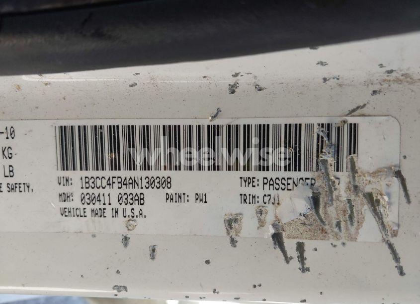 Photo 9 of 2010 Dodge Avenger SXT (VIN 1B3CC4FB4AN130308)