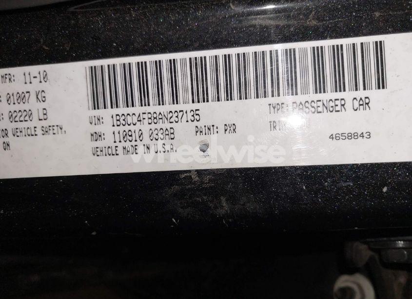 Photo 9 of 2010 Dodge Avenger SXT (VIN 1B3CC4FB8AN237135)