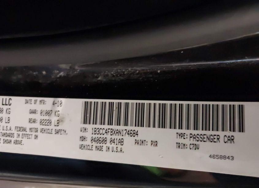 Photo 9 of 2010 Dodge Avenger SXT (VIN 1B3CC4FBXAN174684)