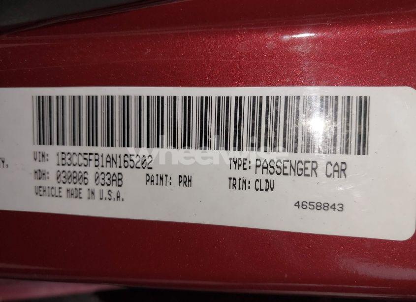 Photo 9 of 2010 Dodge Avenger R/T (VIN 1B3CC5FB1AN165202)