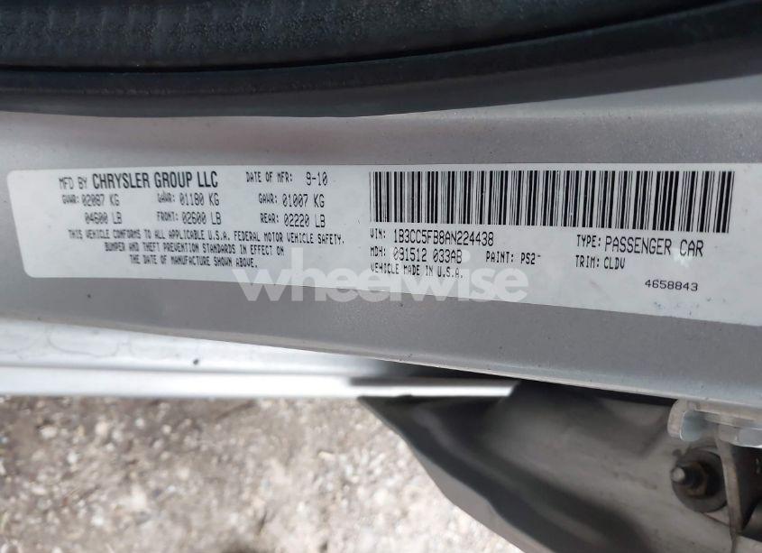 Photo 9 of 2010 Dodge Avenger R/T (VIN 1B3CC5FB8AN224438)