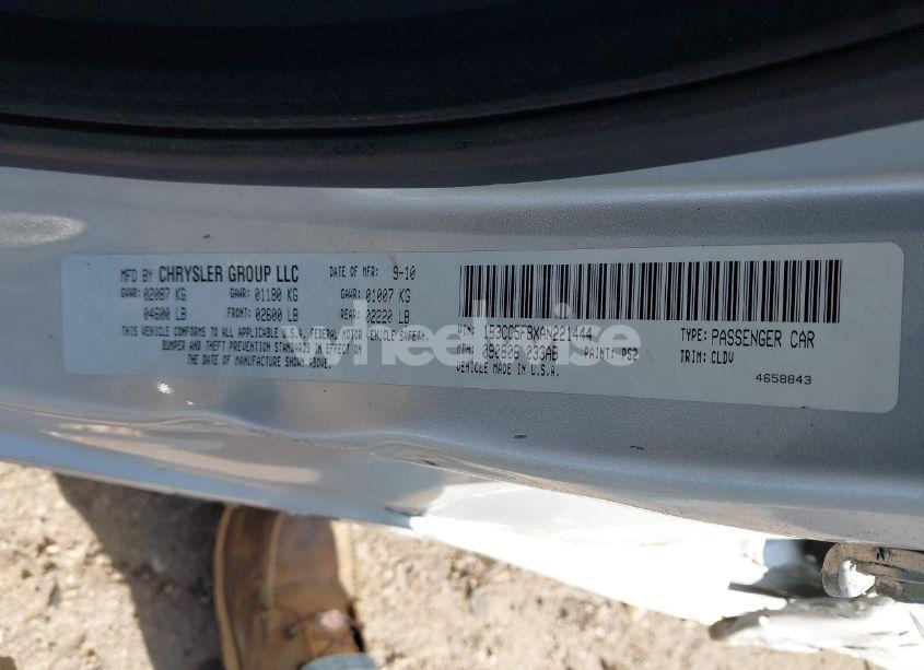 Photo 9 of 2010 Dodge Avenger R/T (VIN 1B3CC5FBXAN221444)