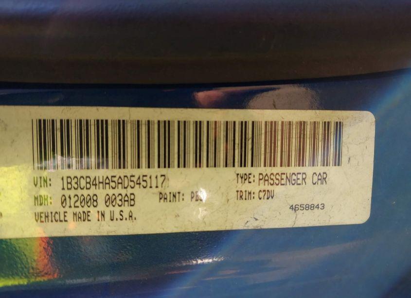 Photo 9 of 2007 Dodge Caliber (VIN 1B3HB28B07D549443)