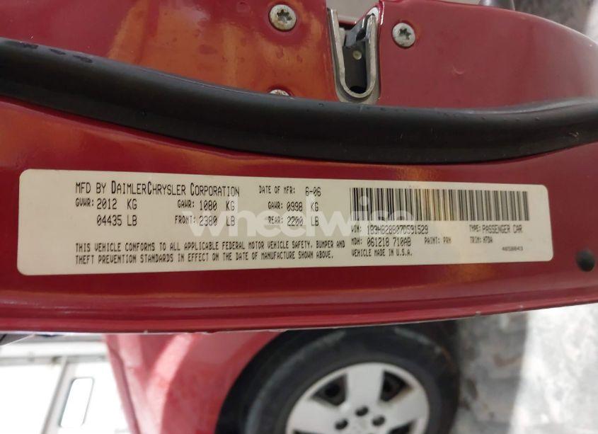 Photo 9 of 2007 Dodge Caliber (VIN 1B3HB28B07D591529)