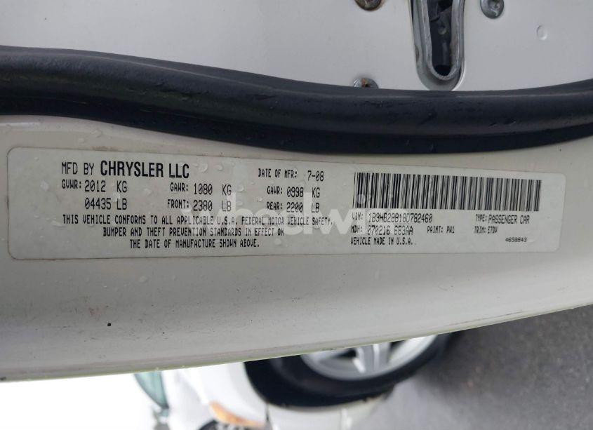 Photo 9 of 2008 Dodge Caliber SE (VIN 1B3HB28B18D782460)