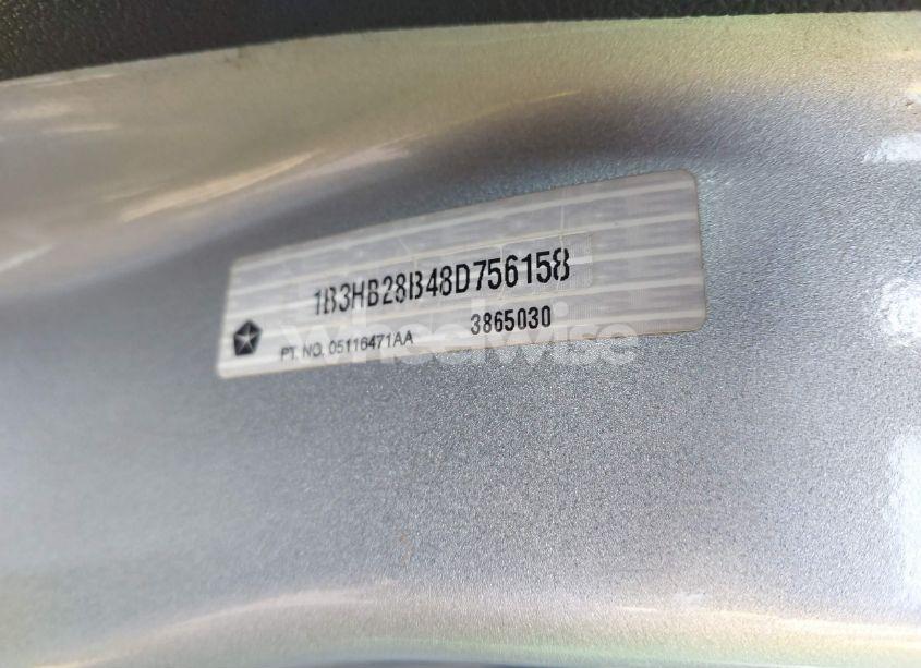 Photo 9 of 2008 Dodge Caliber SE (VIN 1B3HB28B48D756158)