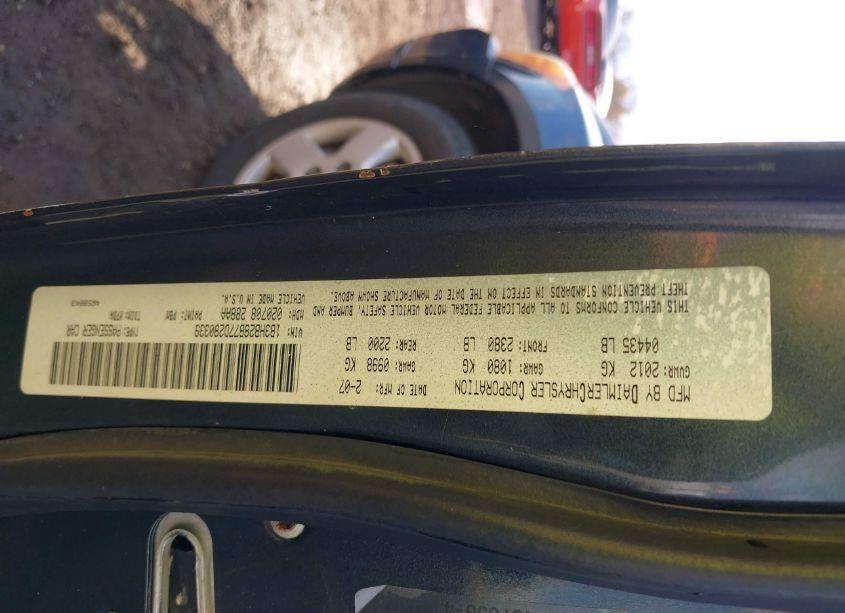 Photo 9 of 2007 Dodge Caliber (VIN 1B3HB28B77D280339)