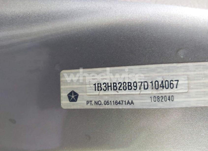 Photo 9 of 2007 Dodge Caliber (VIN 1B3HB28B97D104067)