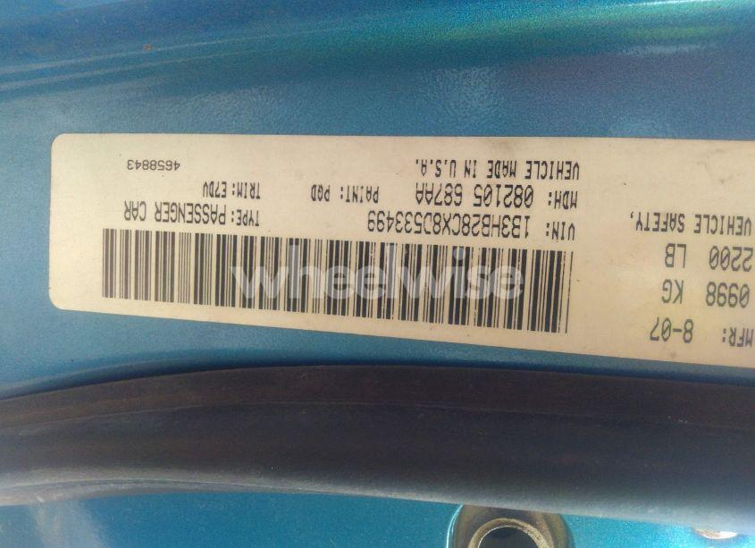 Photo 9 of 2008 Dodge Caliber SE (VIN 1B3HB28CX8D533499)