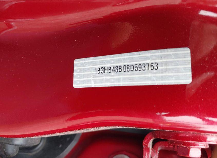 Photo 9 of 2008 Dodge Caliber SXT (VIN 1B3HB48B08D593763)