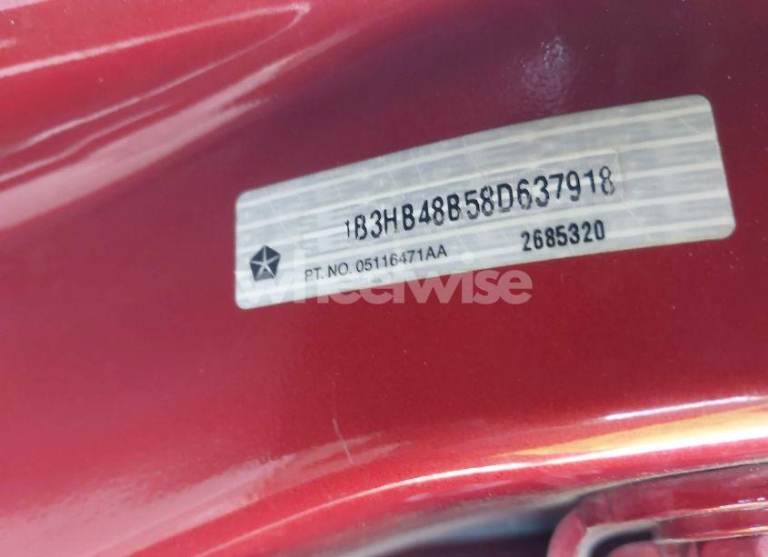 Photo 9 of 2008 Dodge Caliber SXT (VIN 1B3HB48B58D637918)