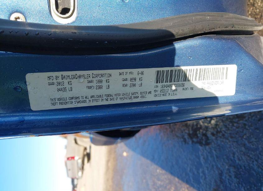 Photo 9 of 2007 Dodge Caliber SXT (VIN 1B3HB48B77D559656)