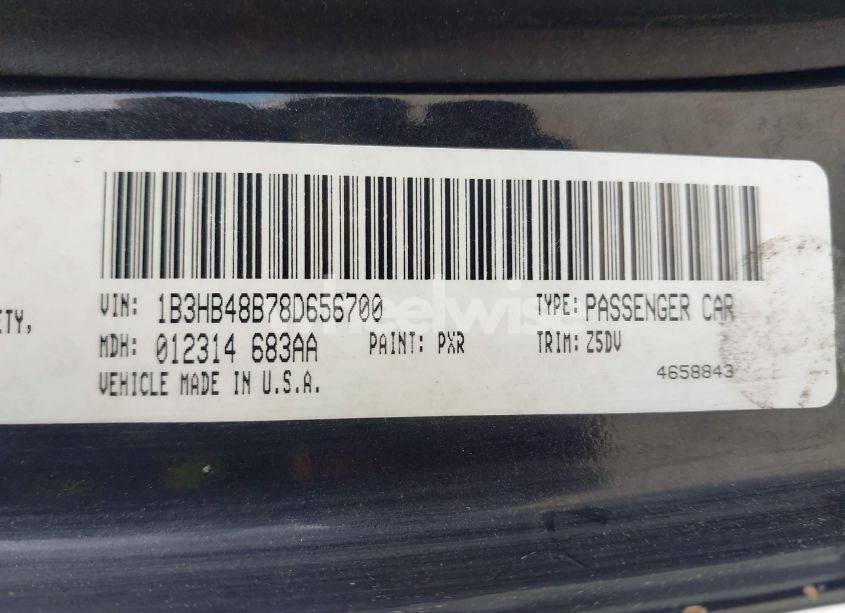 Photo 9 of 2008 Dodge Caliber SXT (VIN 1B3HB48B78D656700)