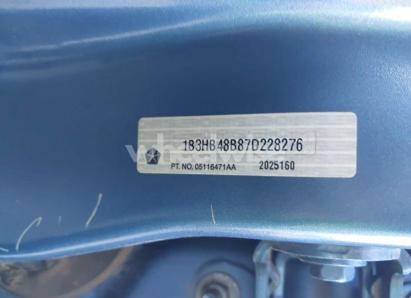 Photo 9 of 2007 Dodge Caliber SXT (VIN 1B3HB48B87D228276)