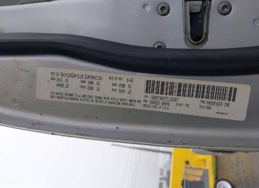 Photo 9 of 2007 Dodge Caliber R/T (VIN 1B3HE78K97D129667)