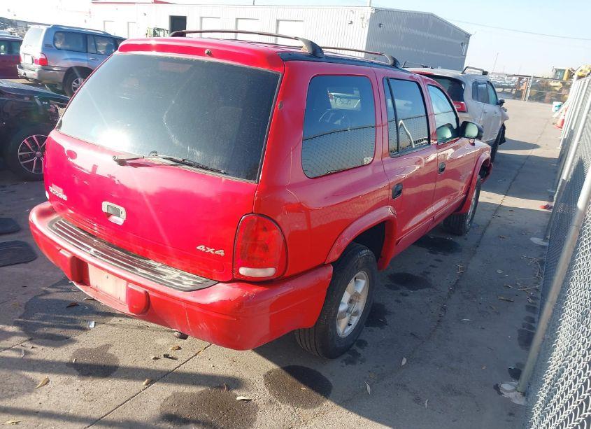 Photo 4 of 2000 Dodge Durango (VIN 1B4HS28N8YF129957)