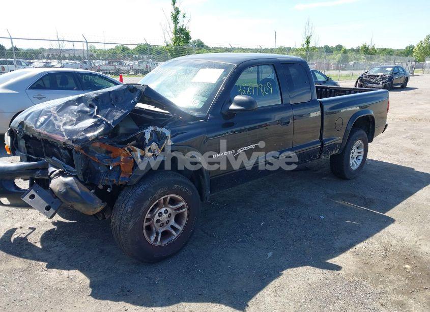 Photo 2 of 2001 Dodge Dakota SLT/SPORT (VIN 1B7GG22N31S223265)
