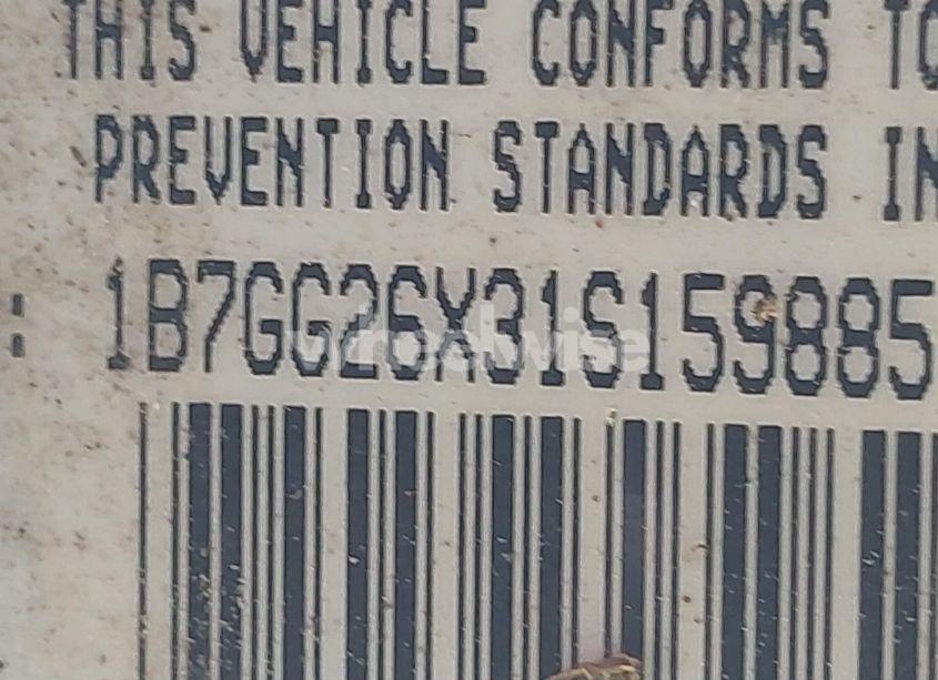 Photo 9 of 2001 Dodge Dakota SLT/SPORT (VIN 1B7GG26X31S159885)